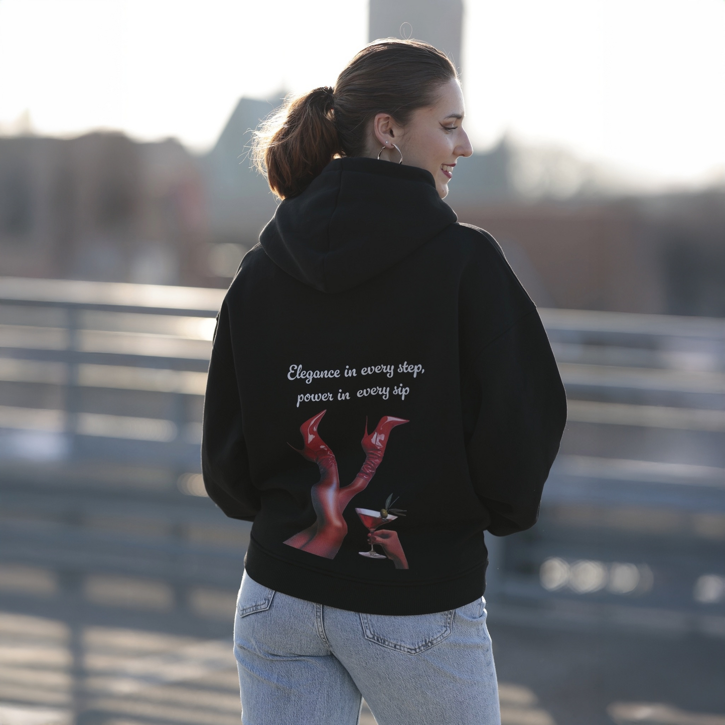 Elegance & Power Oversized Hoodie