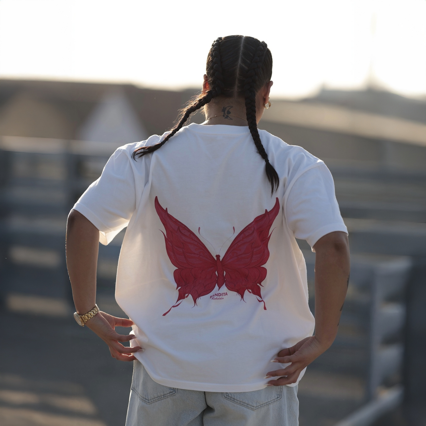 Mariposa Alas Oversized Shirt